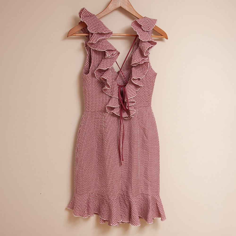 WAYF Asymmetrical Ruffle Dress - Picture 5 of 8